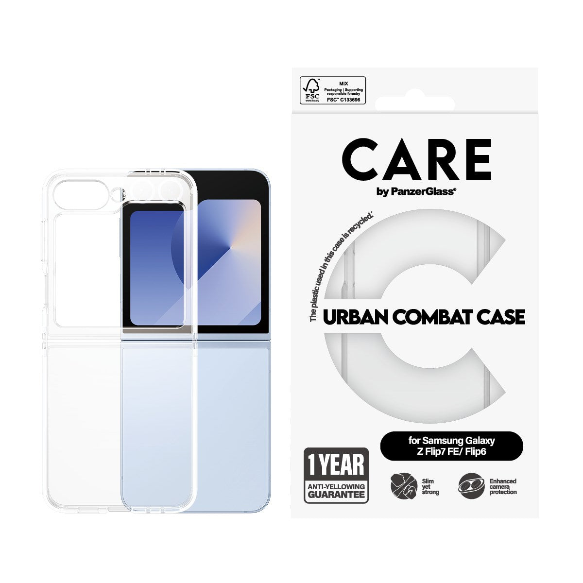 CARE by PanzerGlass® Urban Combat Case Samsung Galaxy Z Flip7 FE | Flip6